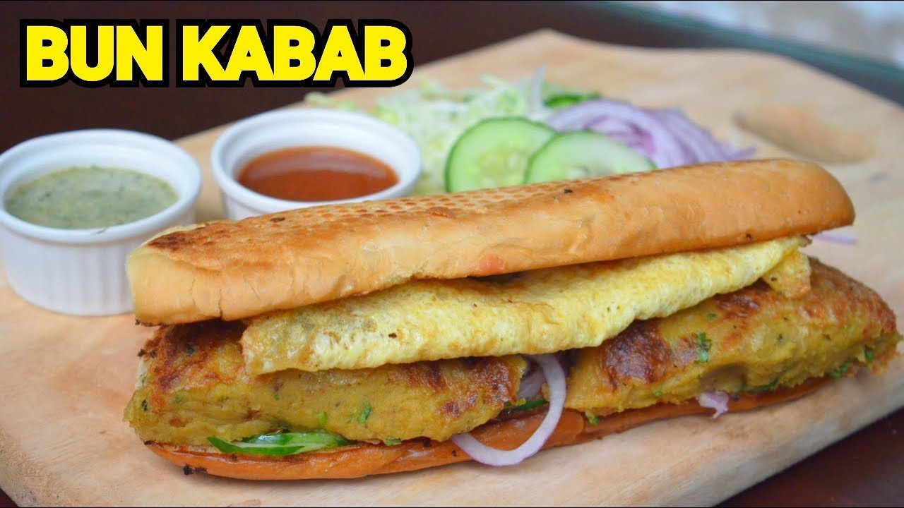 Bun Kabab famous street in Karachi